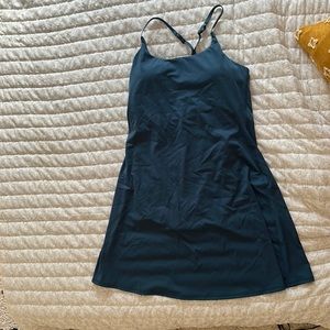 Athletic dress size XL, built in bra, cross back straps